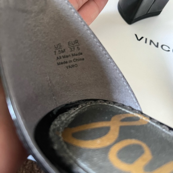 Sam Edelman YARO Black Block Heel Women’s 7.5 - Picture 13 of 14